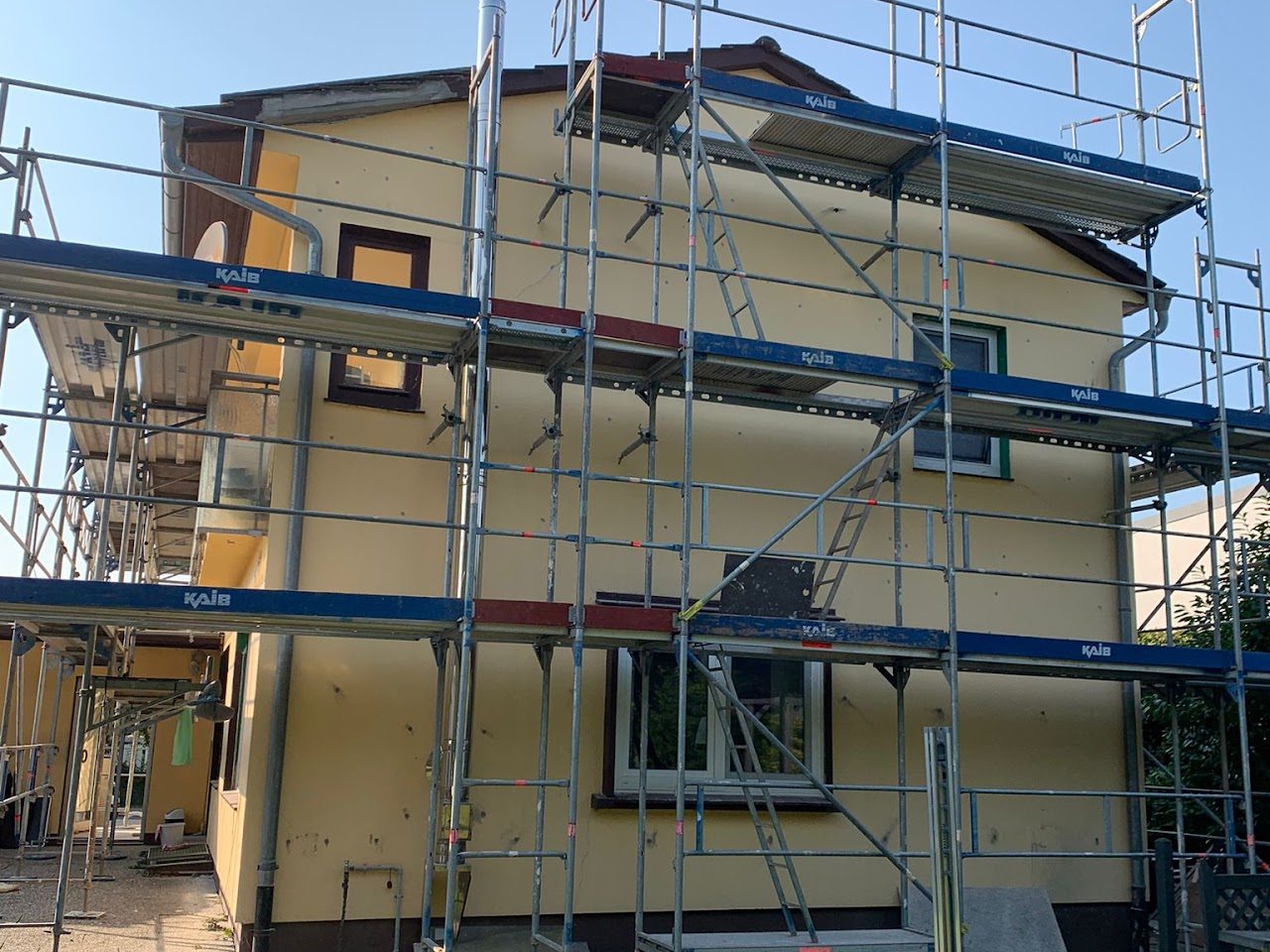 Wohnhaus nach Dämmmaßnahme