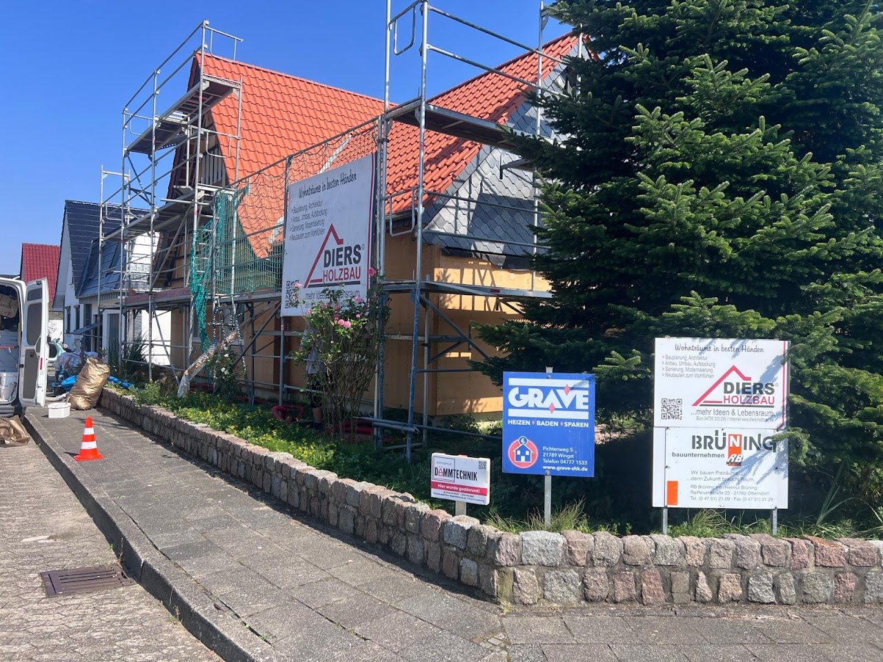 Sanierte Klinkerfassade im Elbe-Weser-Raum