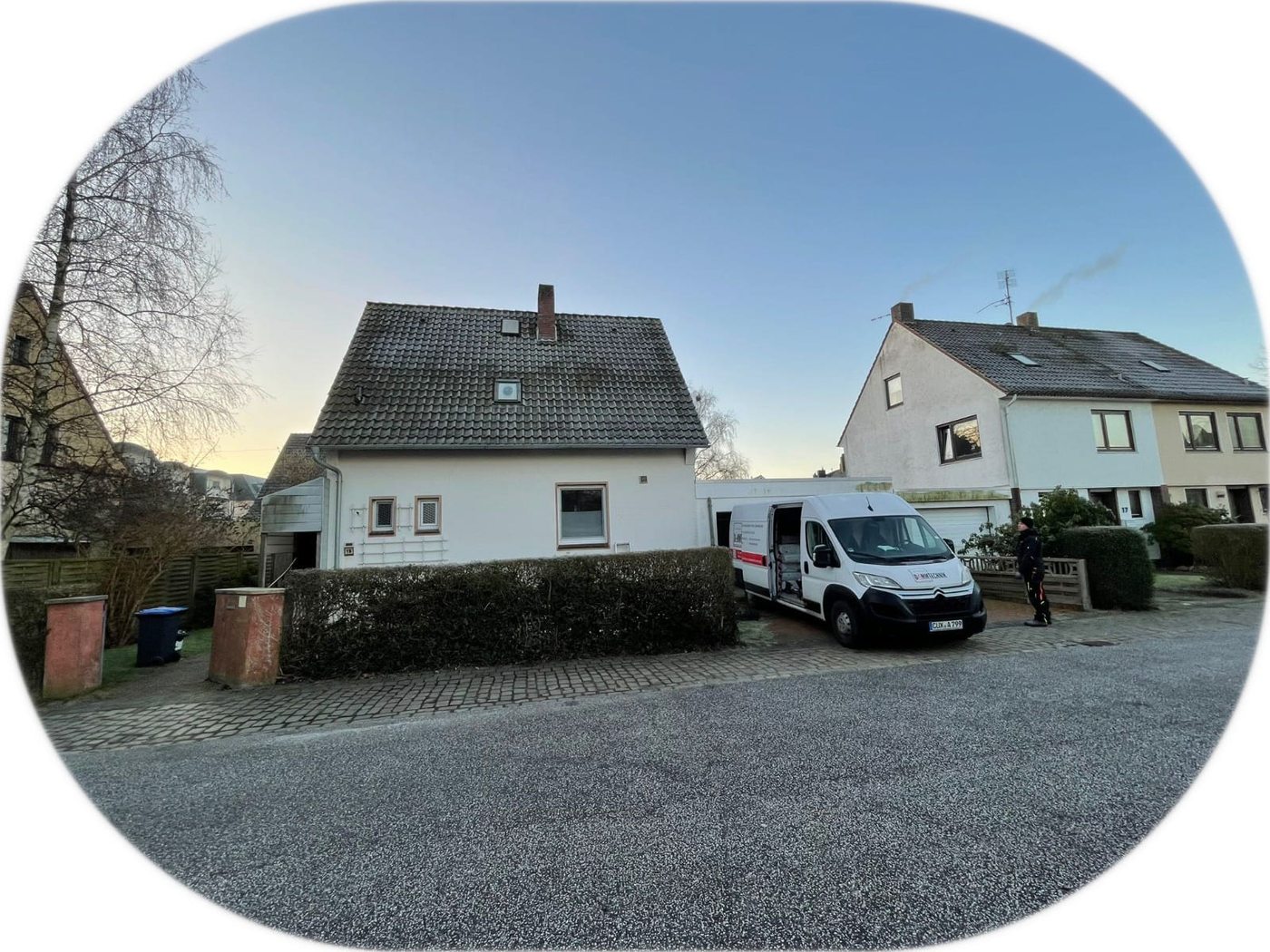 Wohnhaus nach Dämmmaßnahme